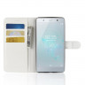 Чехол с визитницей для Sony Xperia XZ2 Premium (белый)