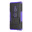 Чехол Hybrid Armor для Sony Xperia XZ3 (черный + фиолетовый)