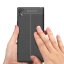 Чехол-накладка Litchi Grain для Sony Xperia XA1 (черный)