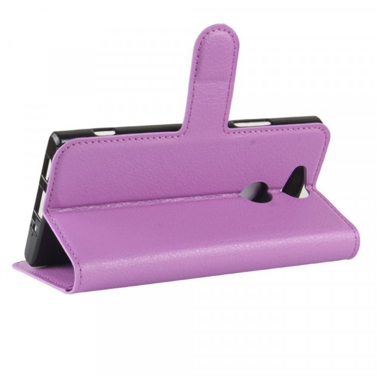 Чехол с визитницей для Sony Xperia XA2 (фиолетовый)