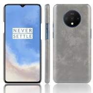 Кожаная накладка-чехол для OnePlus 7T (серый) Кожаная накладка-чехол для OnePlus 7T (серый)