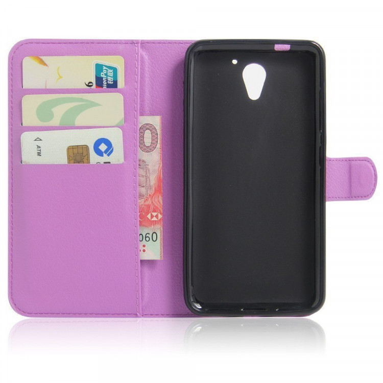 Чехол с визитницей для ZTE Blade A510 (фиолетовый)
