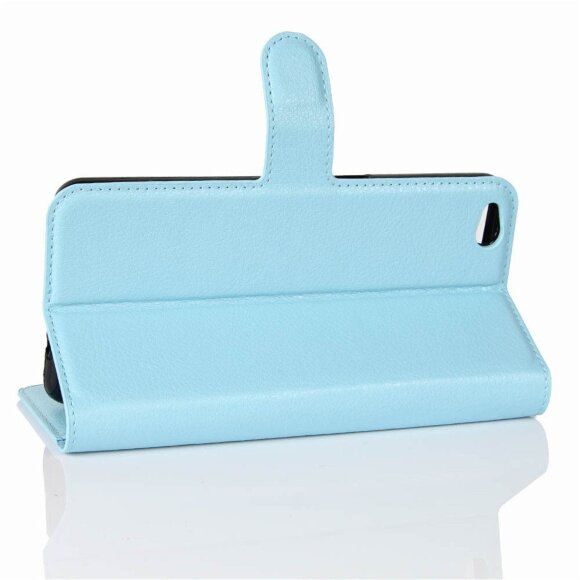 Чехол с визитницей для ZTE Nubia M2 lite (голубой)