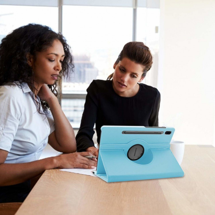 Поворотный чехол для Samsung Galaxy Tab S6 SM-T860 / SM-T865 (голубой)