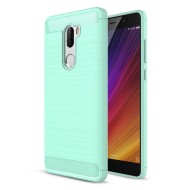 Чехол-накладка Carbon Fibre для Xiaomi Mi5S Plus (сине-зеленый) Чехол-накладка Carbon Fibre для Xiaomi Mi5S Plus (сине-зеленый)