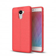 Чехол-накладка Litchi Grain для Xiaomi Redmi 4 (красный)