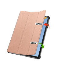 Планшетный чехол для Huawei MatePad 11 (2023) DBR-W09, DBR-W00, DBR-W10 (розовое золото)