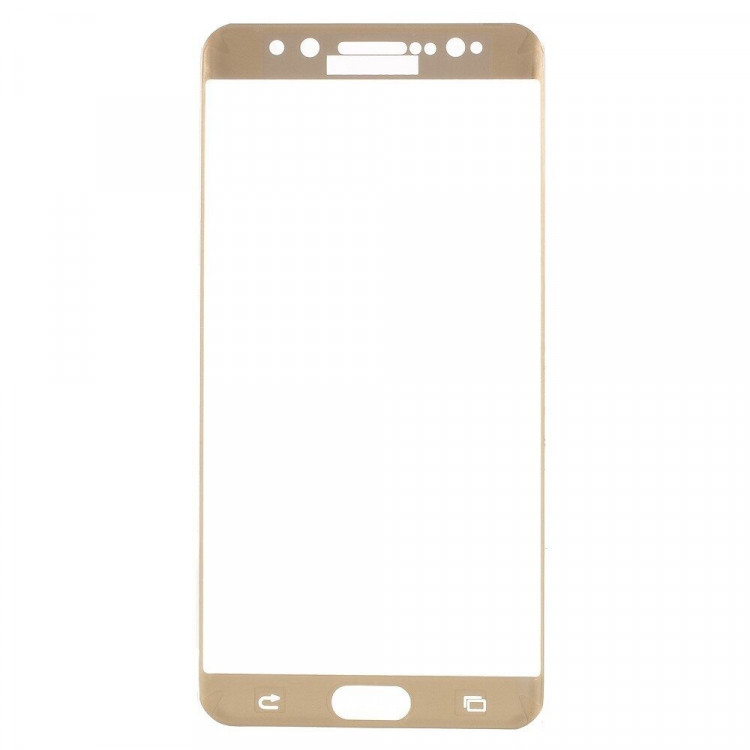 Защитное стекло 3D для Samsung Galaxy Note 7 (золотой)
