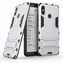 Чехол Duty Armor для Xiaomi Mi Max 3 (серебряный)