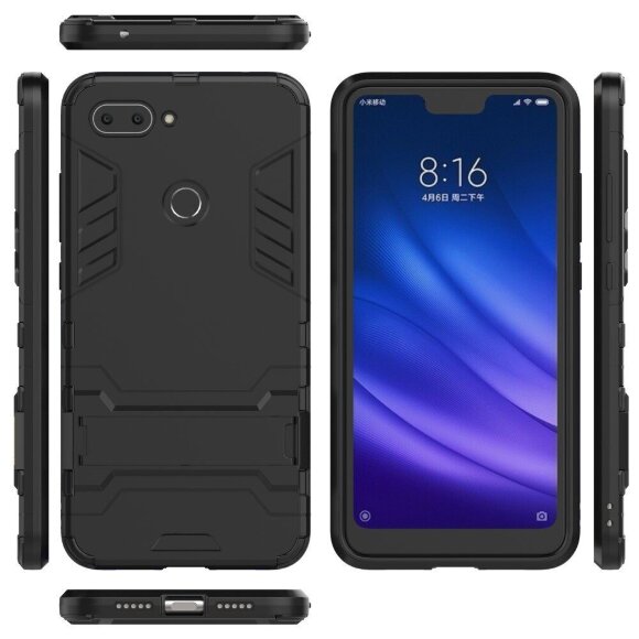 Чехол Duty Armor для Xiaomi Mi 8 Lite (черный) Чехол Duty Armor для Xiaomi Mi 8 Lite (черный)