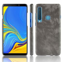 Чехол Litchi Texture для Samsung Galaxy A9 (2018) (серый)