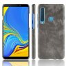 Чехол Litchi Texture для Samsung Galaxy A9 (2018) (серый)