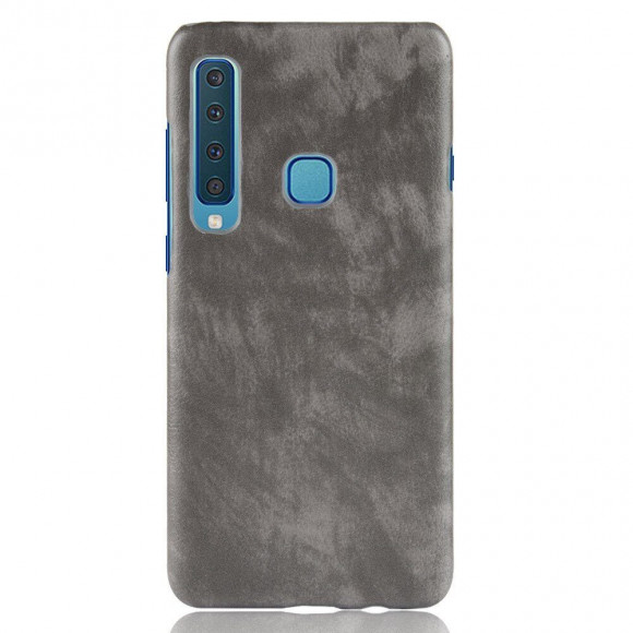 Чехол Litchi Texture для Samsung Galaxy A9 (2018) (серый)