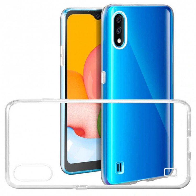Силиконовый TPU чехол для Samsung Galaxy A01