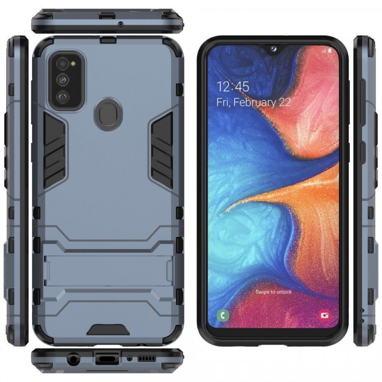 Чехол Duty Armor для Samsung Galaxy M30s / Galaxy M21 (темно-синий)