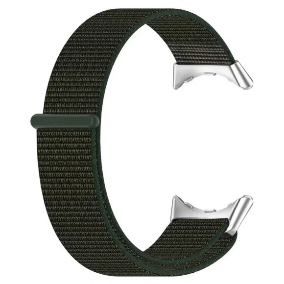 Нейлоновый ремешок для Google Pixel Watch 2, Pixel Watch (армейский зеленый)