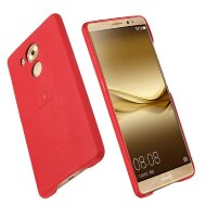 Кожаная накладка LENUO для Huawei Mate 8 (красный)