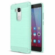 Чехол-накладка Carbon Fibre для Huawei Honor 5X (сине-зеленый) Чехол-накладка Carbon Fibre для Huawei Honor 5X (сине-зеленый)