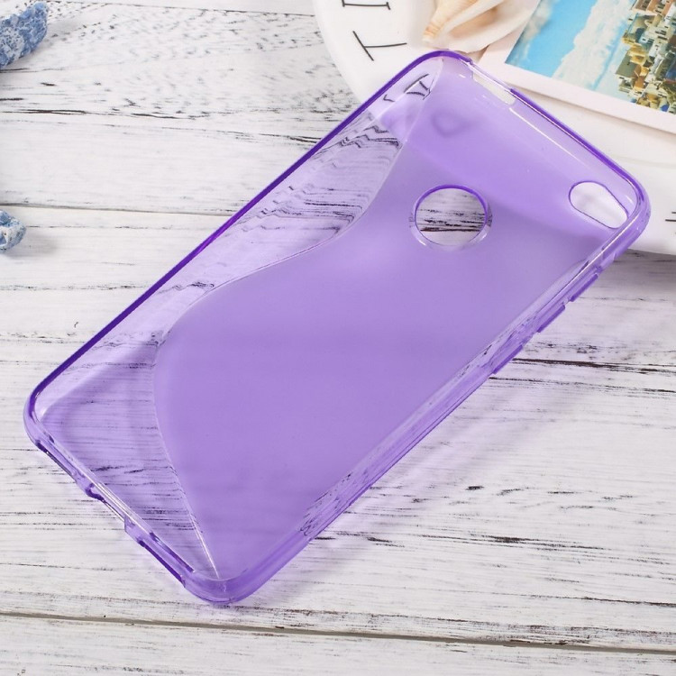 Нескользящий чехол для Huawei Honor 8 lite (фиолетовый)