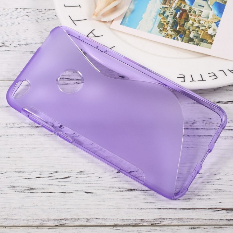 Нескользящий чехол для Huawei Honor 8 lite (фиолетовый)