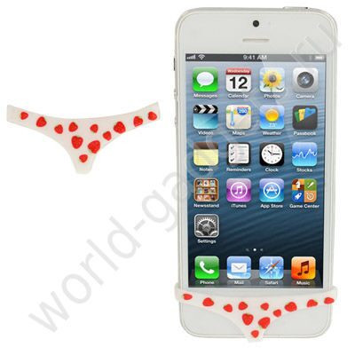 Стринги для iPhone 5 / 4 / 4s (Strawberry)