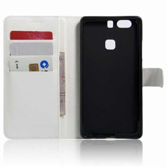 Чехол с визитницей для Huawei P9 Plus (белый)