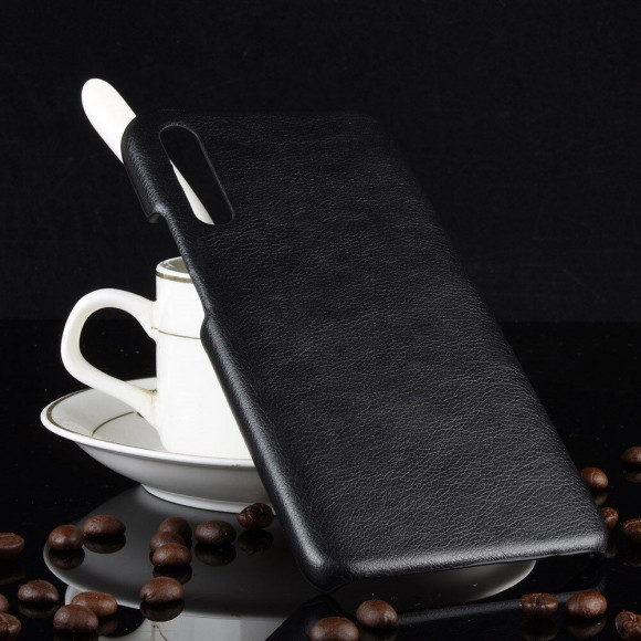 Кожаная накладка-чехол для Honor 9X Pro (черный) Кожаная накладка-чехол для Honor 9X Pro (черный)