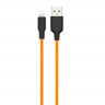 Кабель Hoco X21 Plus Silicone Lightning (оранжевый)