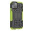 Чехол Hybrid Armor для iPhone 13 mini (черный + зеленый)