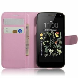 Чехол с визитницей для LG K5 X220DS  (розовый)
