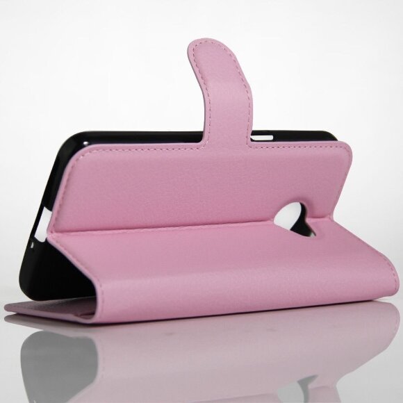 Чехол с визитницей для LG K5 X220DS  (розовый)