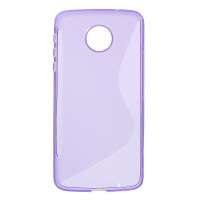 Нескользящий чехол для Motorola Moto Z (фиолетовый)