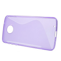 Нескользящий чехол для Motorola Moto Z (фиолетовый)