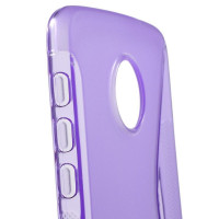 Нескользящий чехол для Motorola Moto Z (фиолетовый)