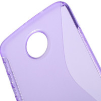 Нескользящий чехол для Motorola Moto Z (фиолетовый)