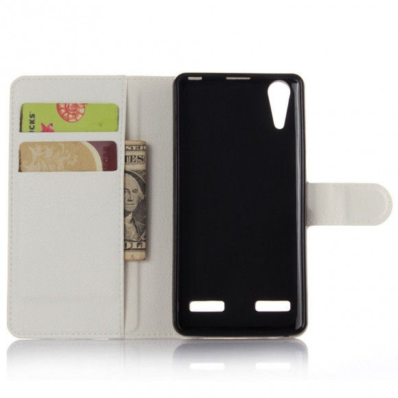 Чехол с визитницей для Lenovo A6000 (белый) Чехол с визитницей для Lenovo A6000 (белый)