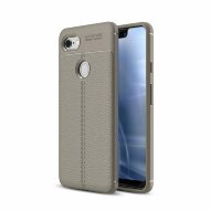 Чехол-накладка Litchi Grain для Google Pixel 3 XL  (серый) Чехол-накладка Litchi Grain для Google Pixel 3 XL  (серый)