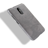 Кожаная накладка-чехол для Nokia 3.2 (серый)