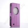 Чехол с визитницей для Asus Zenfone Zoom ZX551ML / ZX550ML (фиолетовый)