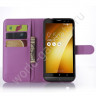 Чехол с визитницей для Asus Zenfone Zoom ZX551ML / ZX550ML (фиолетовый)