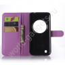 Чехол с визитницей для Asus Zenfone Zoom ZX551ML / ZX550ML (фиолетовый)