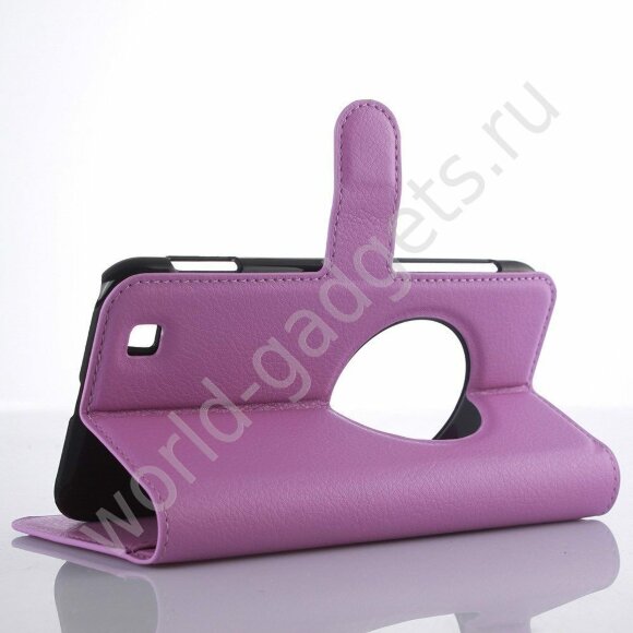 Чехол с визитницей для Asus Zenfone Zoom ZX551ML / ZX550ML (фиолетовый) Чехол с визитницей для Asus Zenfone Zoom ZX551ML / ZX550ML (фиолетовый)