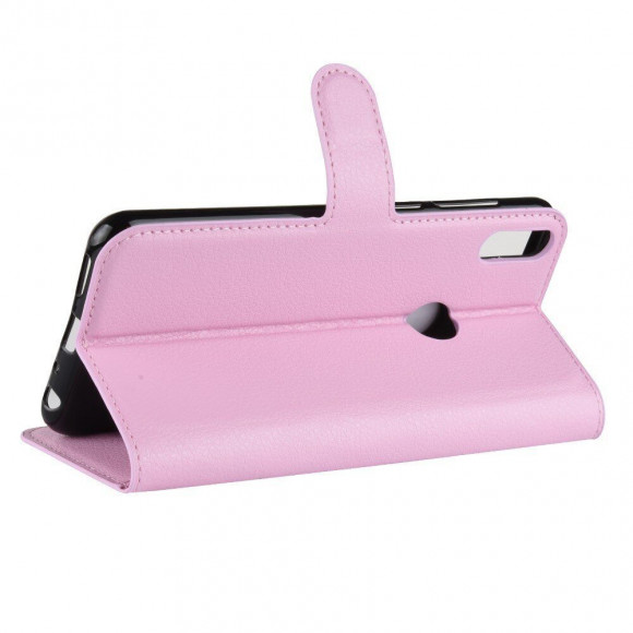 Чехол с визитницей для Asus Zenfone Max Pro (M1) ZB601KL / ZB602KL (розовый)