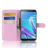 Чехол с визитницей для Asus Zenfone Max Pro (M1) ZB601KL / ZB602KL (розовый)