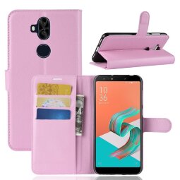 Чехол с визитницей для Asus ZenFone 5 Lite ZC600KL (розовый)