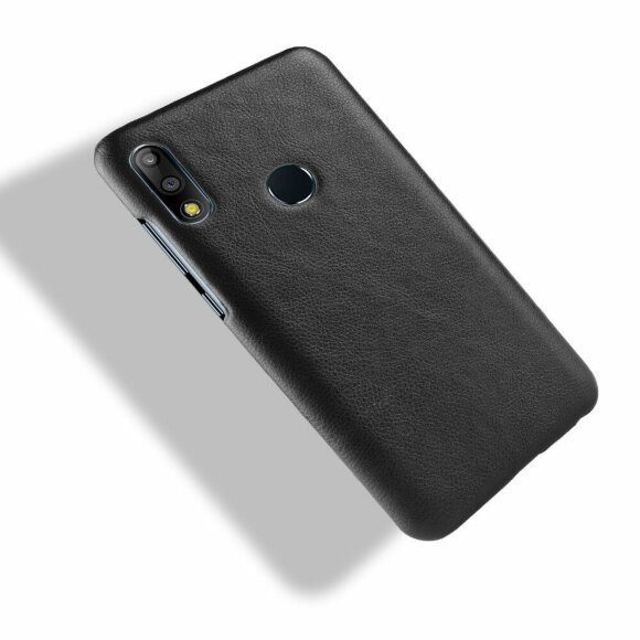 Кожаная накладка-чехол Litchi Texture для Asus Zenfone Max Pro (M2) ZB631KL (черный) Кожаная накладка-чехол Litchi Texture для Asus Zenfone Max Pro (M2) ZB631KL (черный)