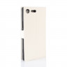 Чехол с визитницей для Sony Xperia XZ Premium (белый)