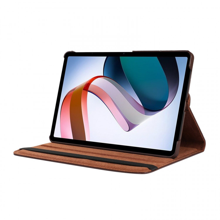 Поворотный чехол для Xiaomi Redmi Pad, 10,61 дюйма (коричневый)