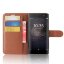 Чехол с визитницей для Sony Xperia XA2 (коричневый)