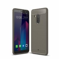 Чехол-накладка Carbon Fibre для HTC U11+ (серый) Чехол-накладка Carbon Fibre для HTC U11+ (серый)